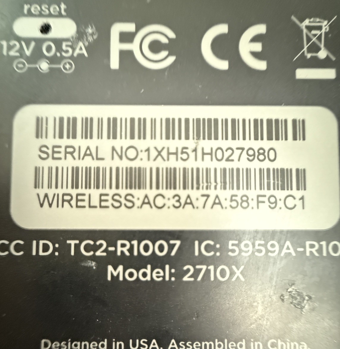 Roku 1 (3rd Generation) Media Streamer 2710X – No Cords (018)