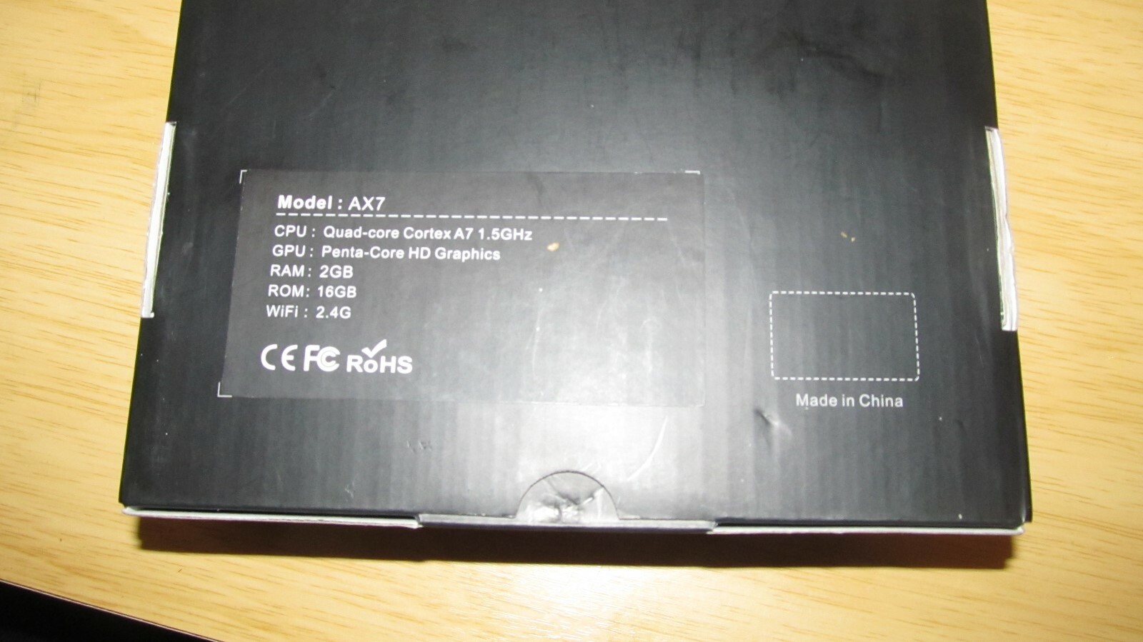 RoHS, Q8 Andriod 7.1 Smart Box 2.4G WiFi 2GB DDR3 16GB