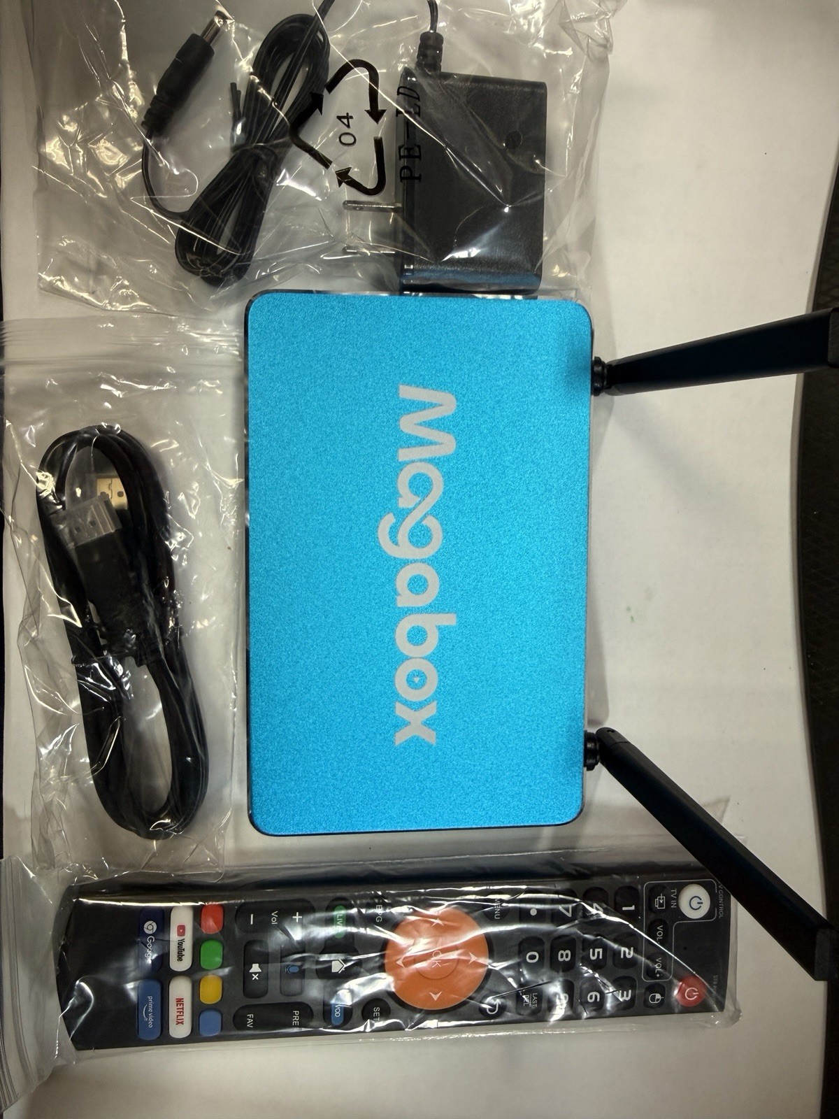 New 2026 Magabox MG5 MAX 8k UHD Media Box 4GB + 128GB Voice Command Remote