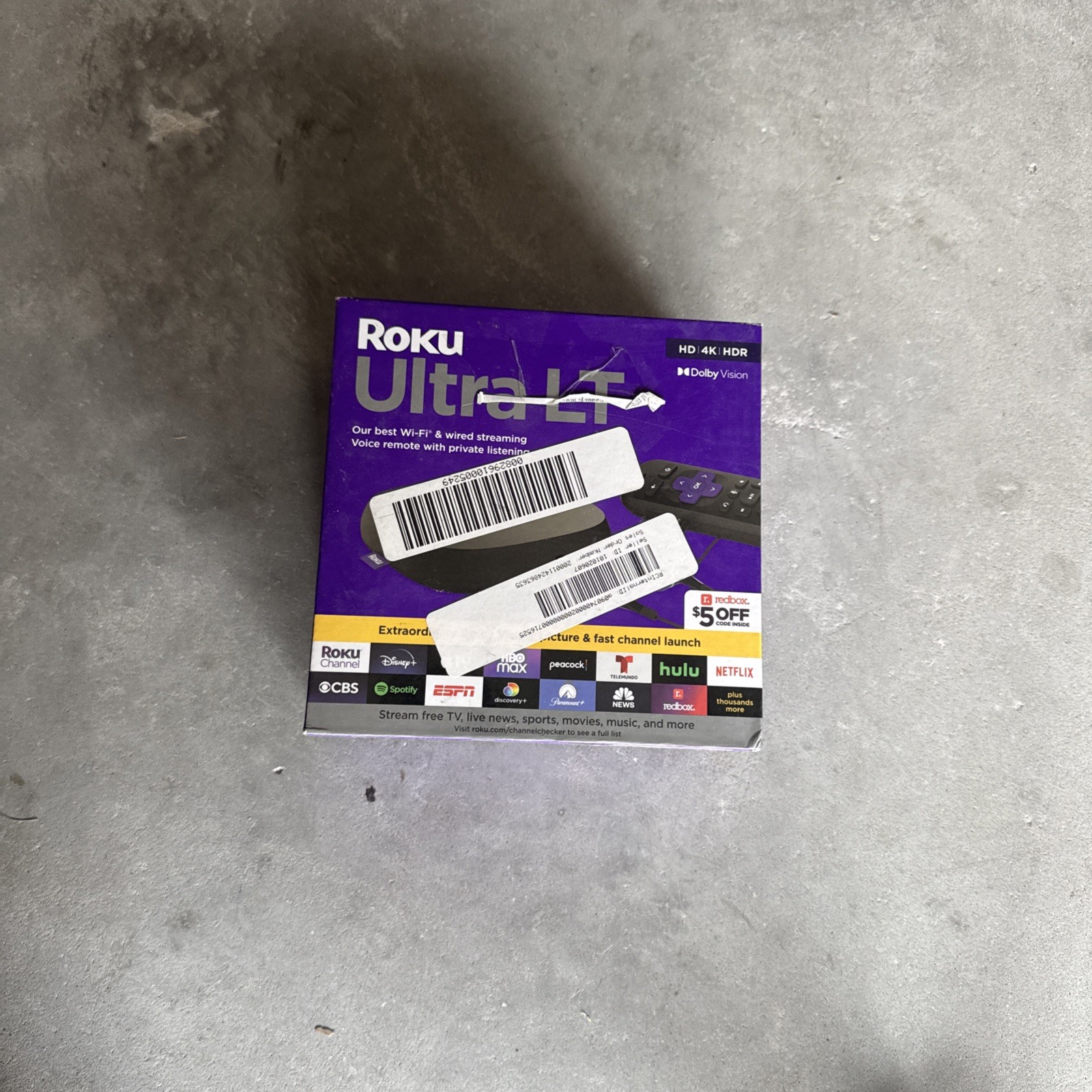 Roku Ultra LT 2021 HD Digital Streaming Device – Black