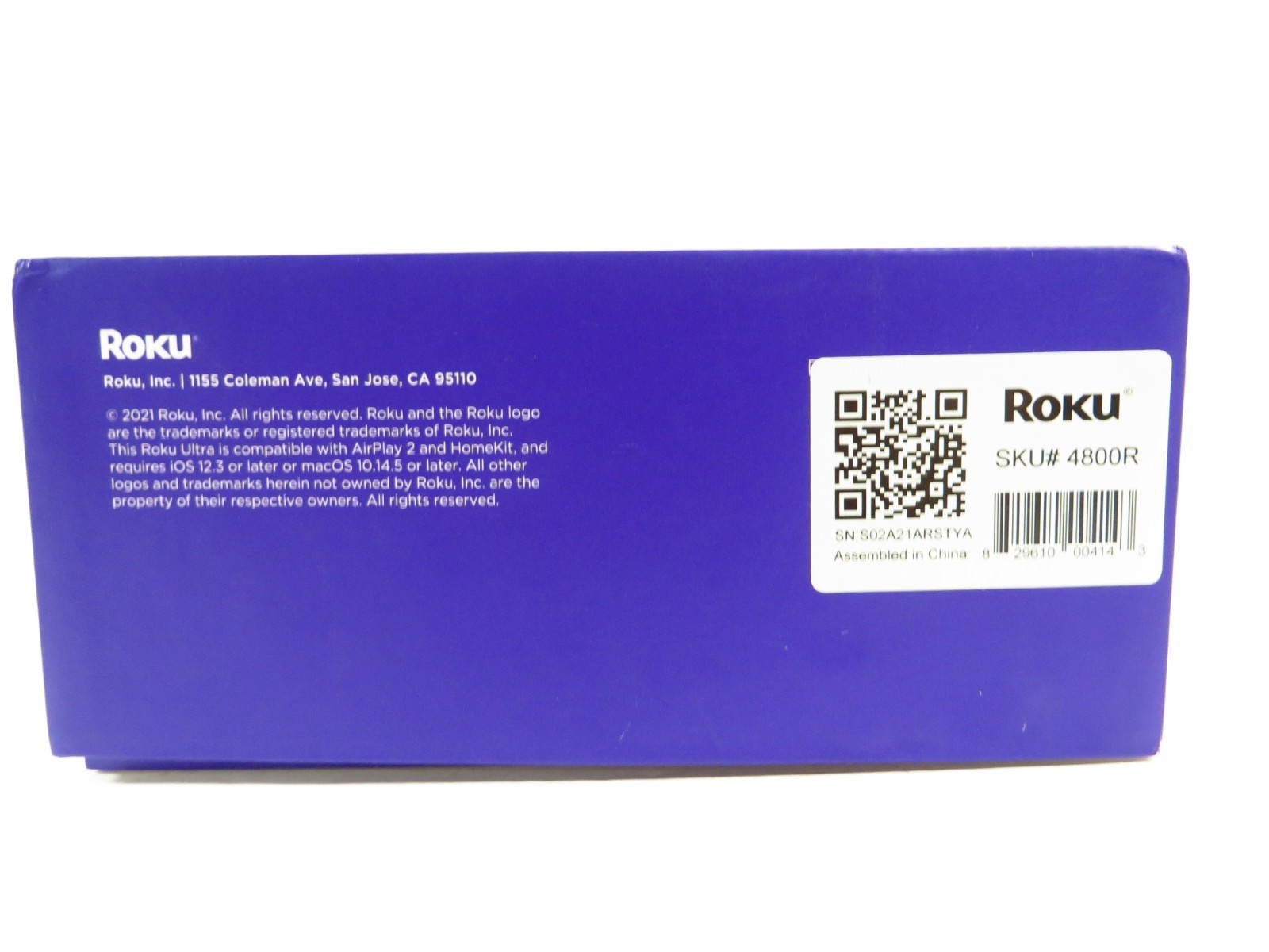 Roku Ultra 4800R 4K HDR Streaming Player, Open Box