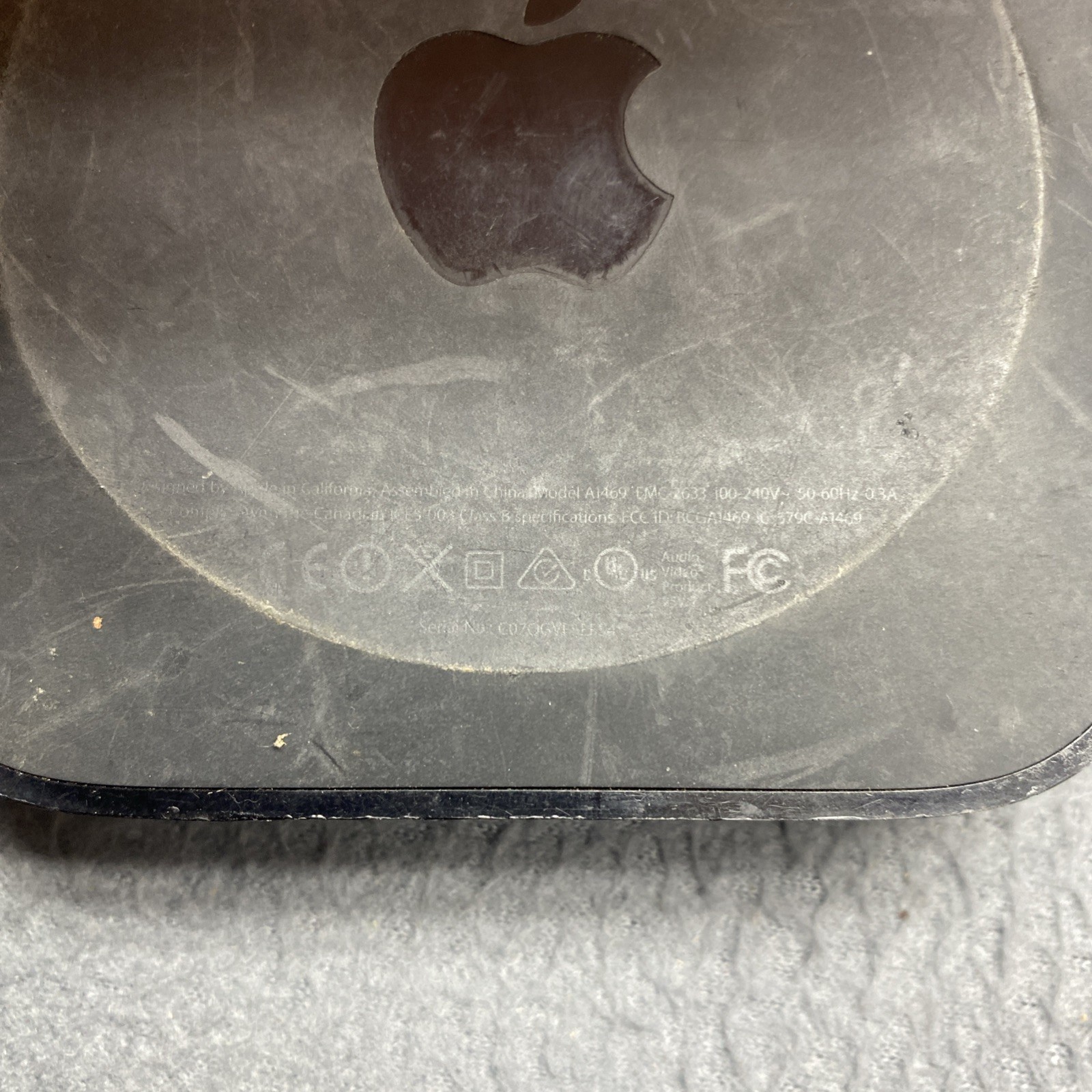 Apple TV 4K 3rd Gen Wi-Fi + Ethernet A1469 – Untested – For Parts