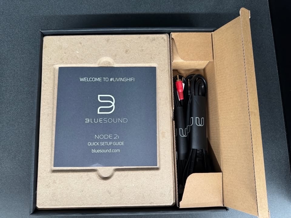 Bluesound NODE 2i Hi-Res Network Streamer DAC BluOS AirPlay 2 Roon w/ Box