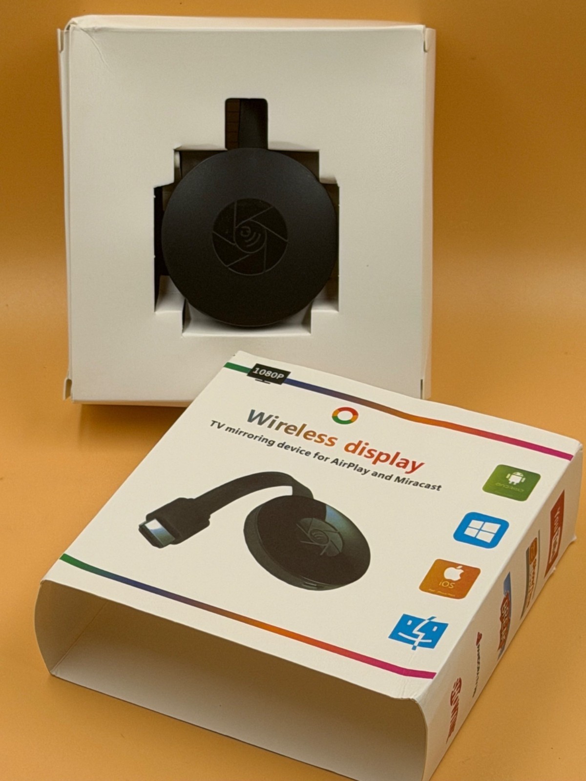 NEW 1080P Wireless Display TV Mirroring Device for AirPlay and Miracast