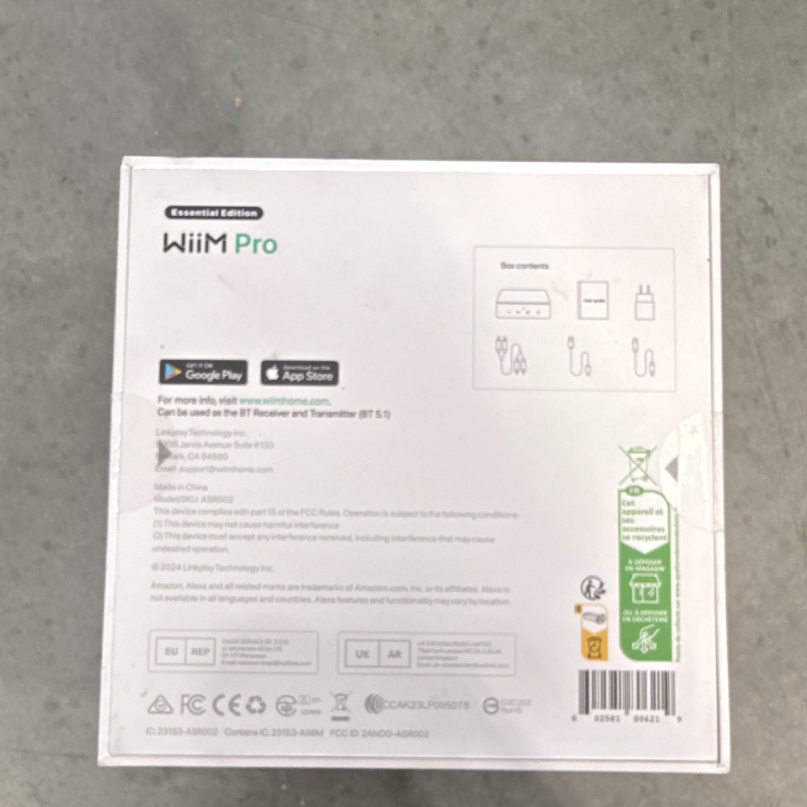 WiiM Pro Essential Edition Hi-Res Audio Streamer, Spotify/TIDAL, Black