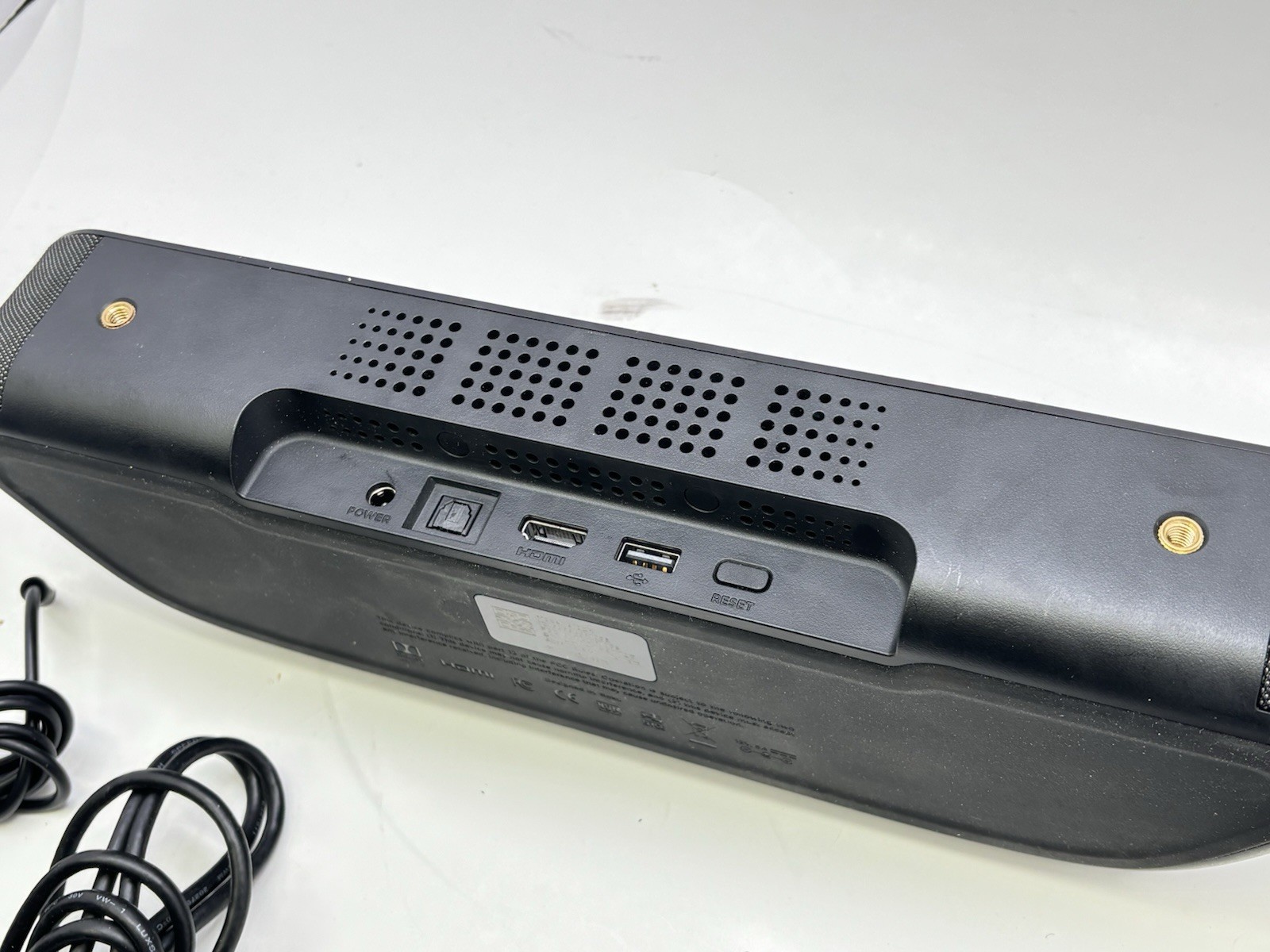 Roku Streambar 9102x Media Streamer with Power HDMI & OPTICAL Cords—NO Remote