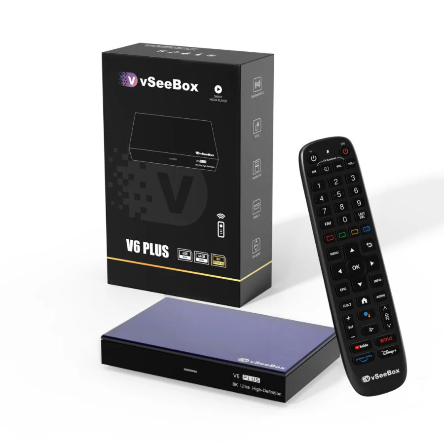 vSeeBoxV6 Used Plus Media Device |Authorized Distributor |Free Same-Day Shipping