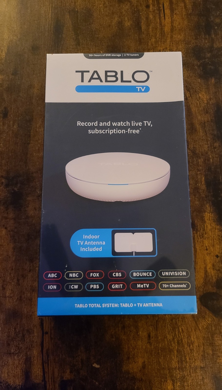 Tablo TV 4th Gen 2-Tuner 128GB 50+ Hours DVR with Antenna Watch & Record Live TV