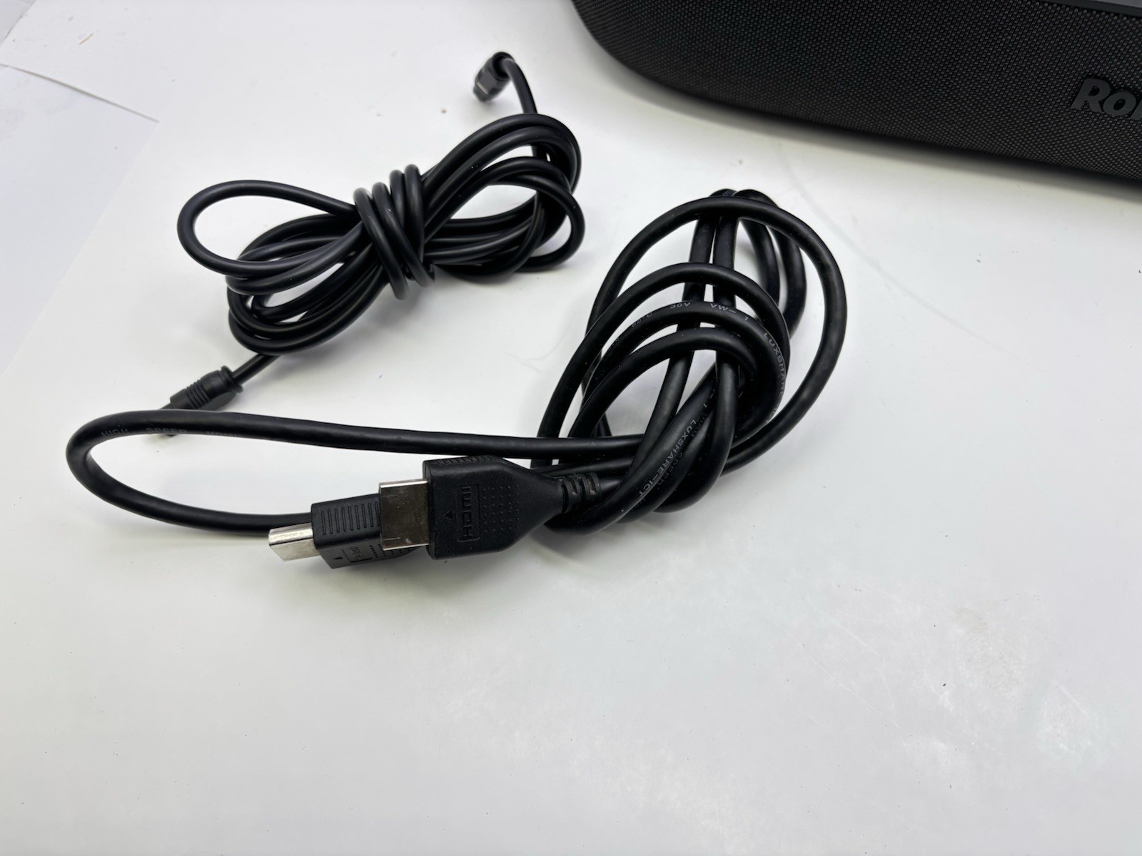 Roku Streambar 9102x Media Streamer with Power HDMI & OPTICAL Cords—NO Remote