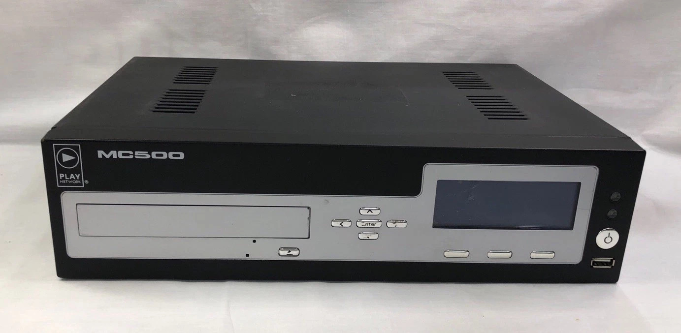 Play Network MC500 Model C500 HDMI VGA Ethernet Media Player Untested