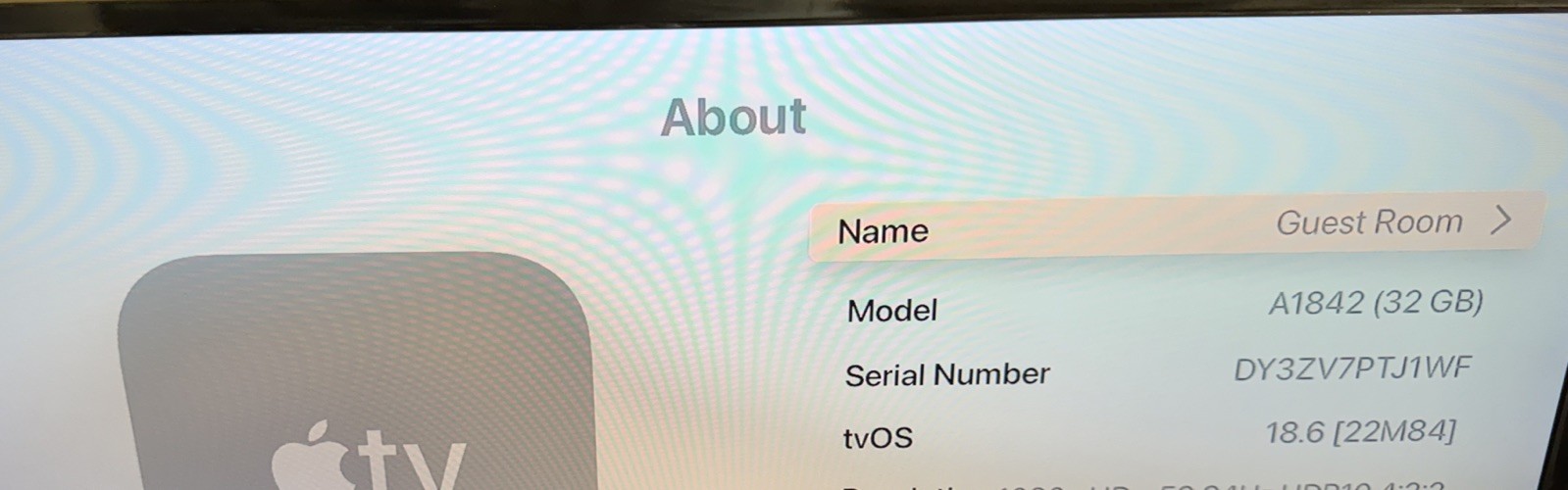 📺 Apple TV 4K A1842 (32GB) – MQD22LL/A – Original Siri Remote + Power Cord