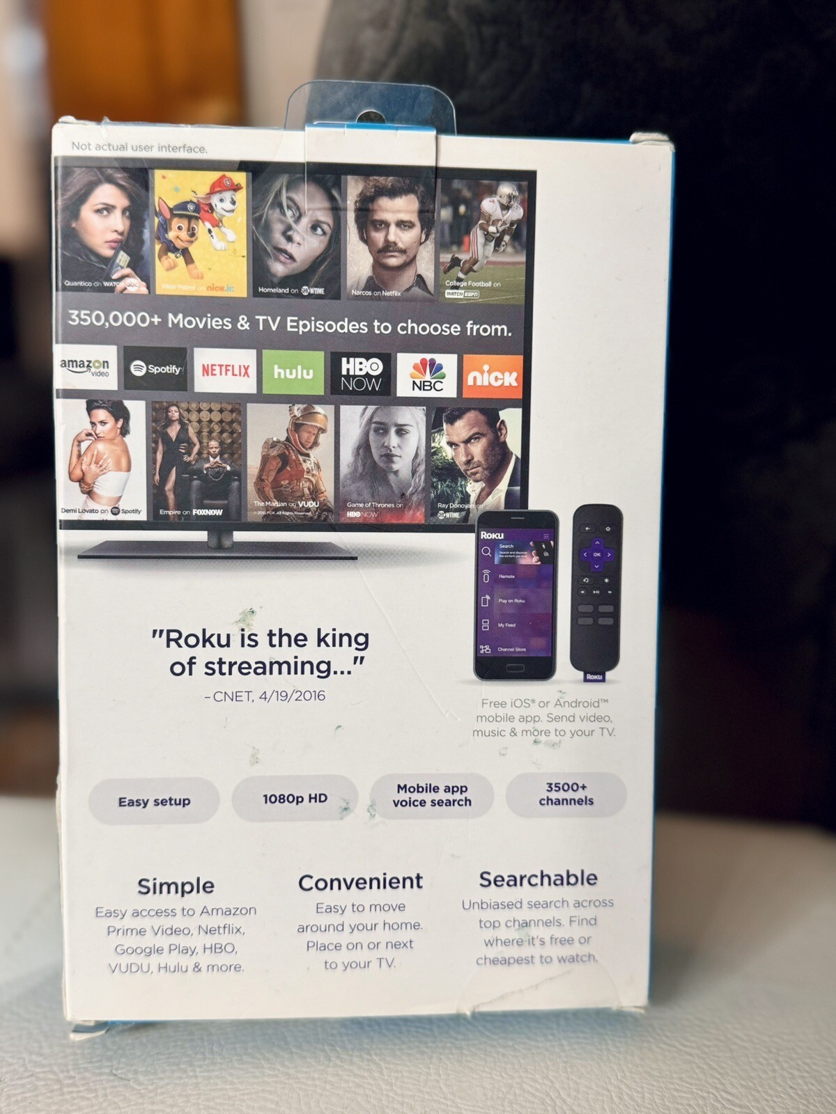 Roku Express Digital HD Media Streamer (3700R) – Black