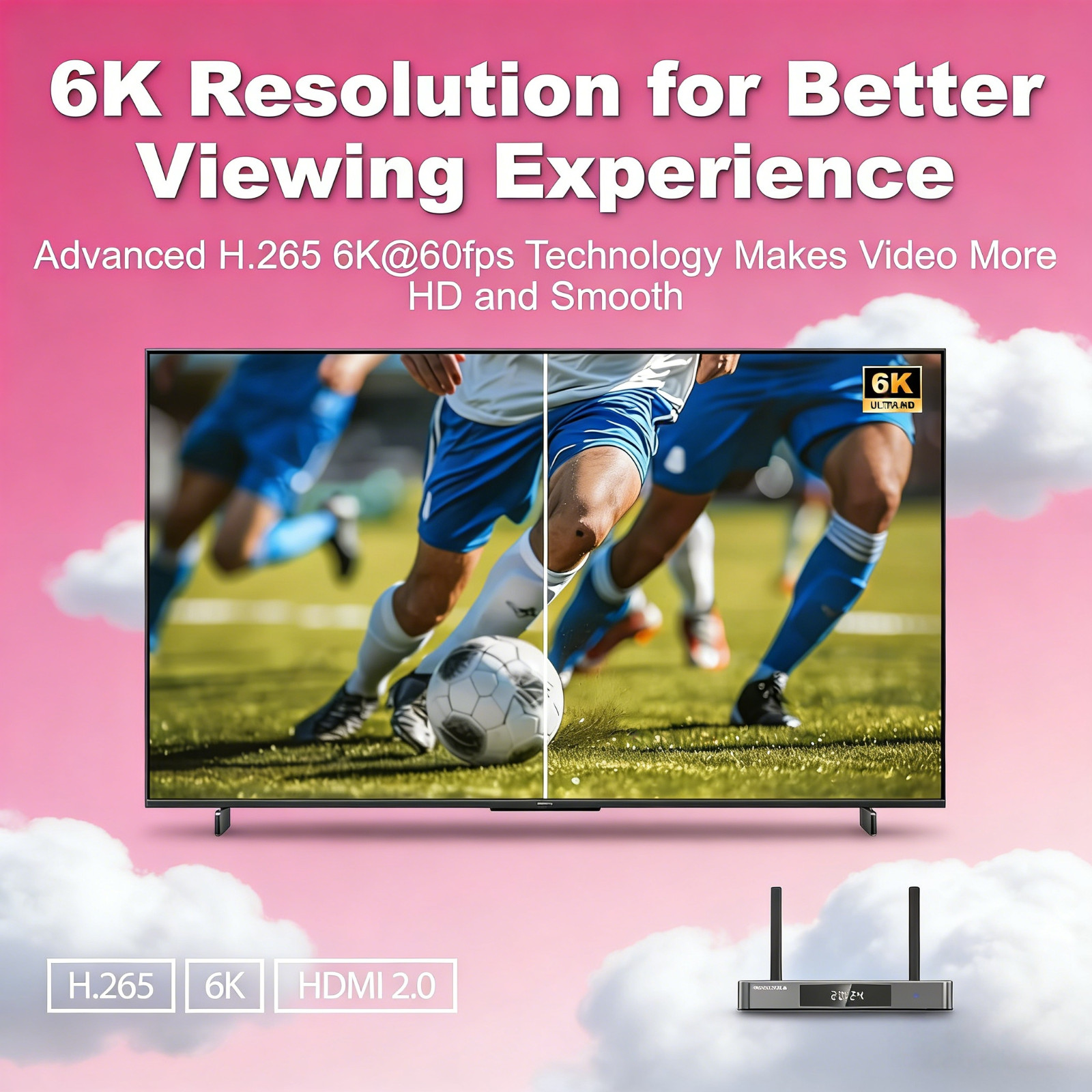 Family Friendly SuperBox S6 Ultra TV Box 128GB WiFi6 7-Day Playback Parental