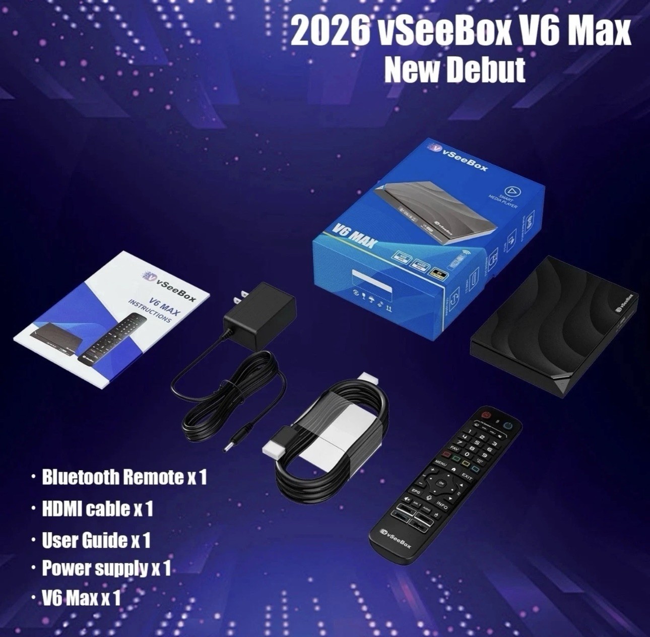 vSeeBox V6 Max Latest Version 2026 – Authorized Dealer