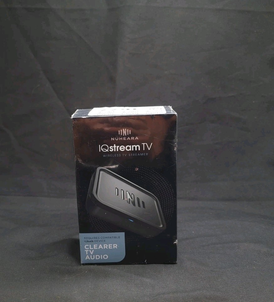 Nuheara IQ Stream TV Wireless Audio Streamer For IQ Buds Personal Volume Control