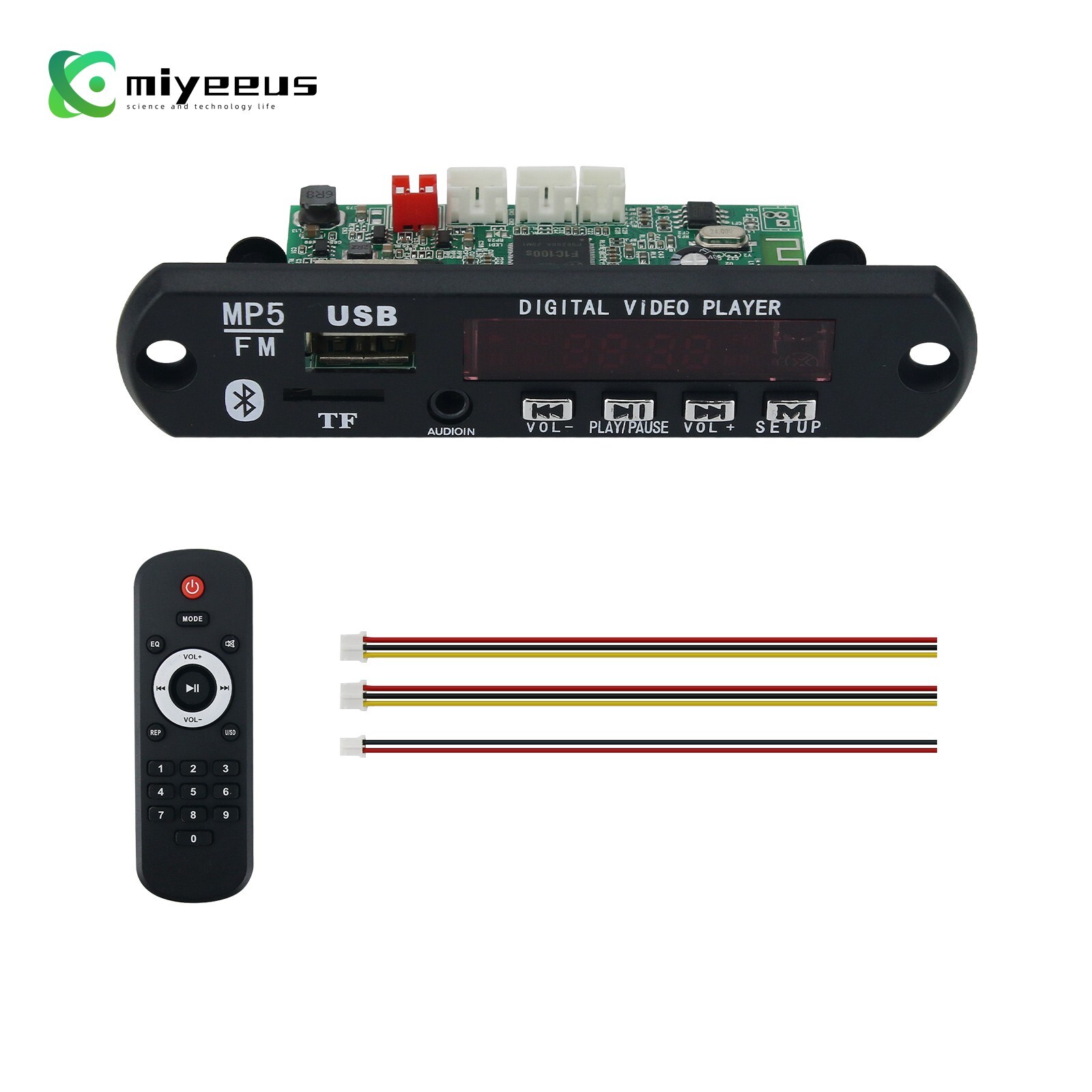 Audio Video Decoder Bluetooth Receiver Board DTS Lossless MP4 MP5 HD APE WAV MP3