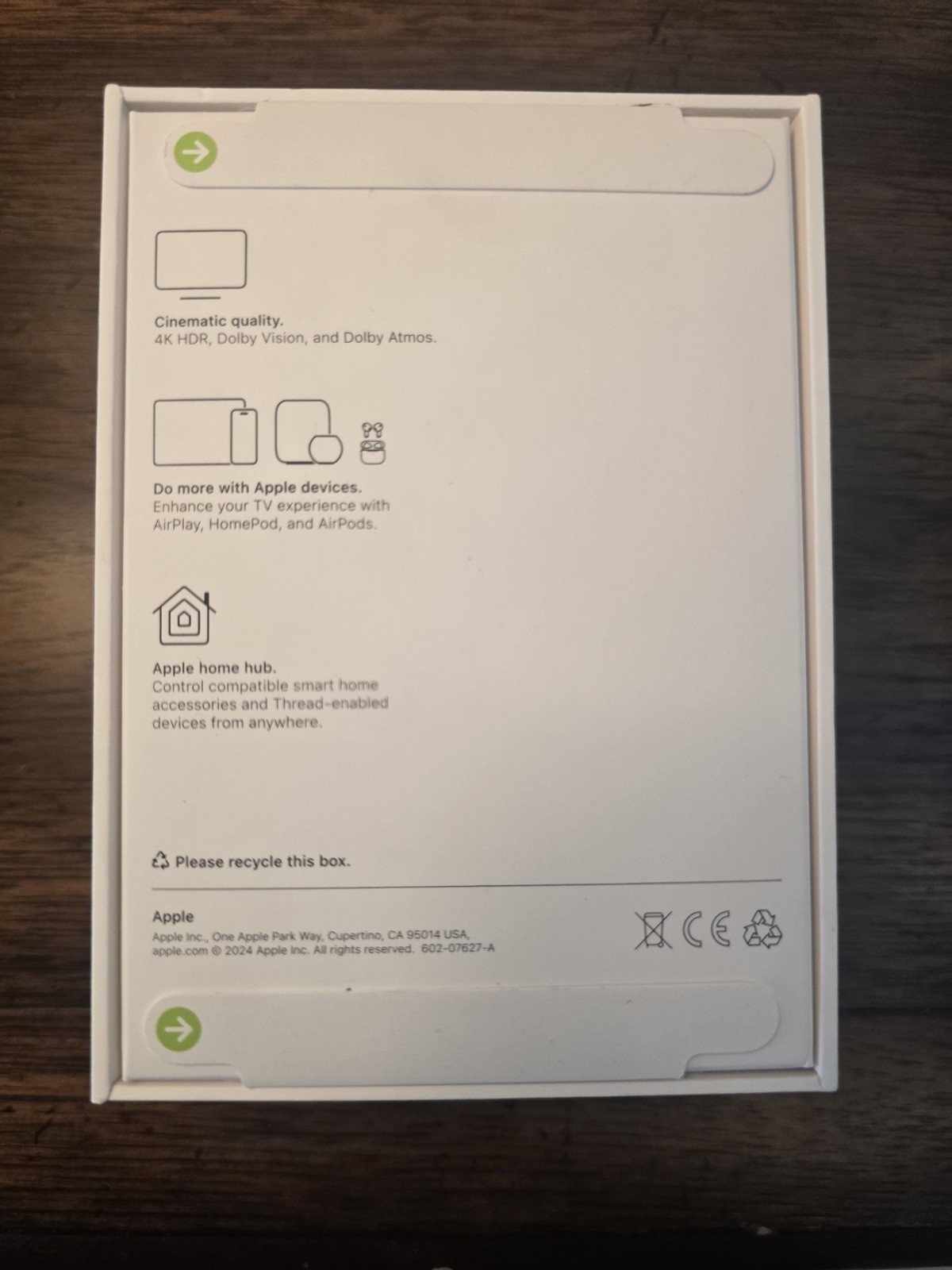Apple TV 4K (3rd Gen) 128GB Wi‑Fi + Ethernet HDR Dolby Vision w/ Siri Remote
