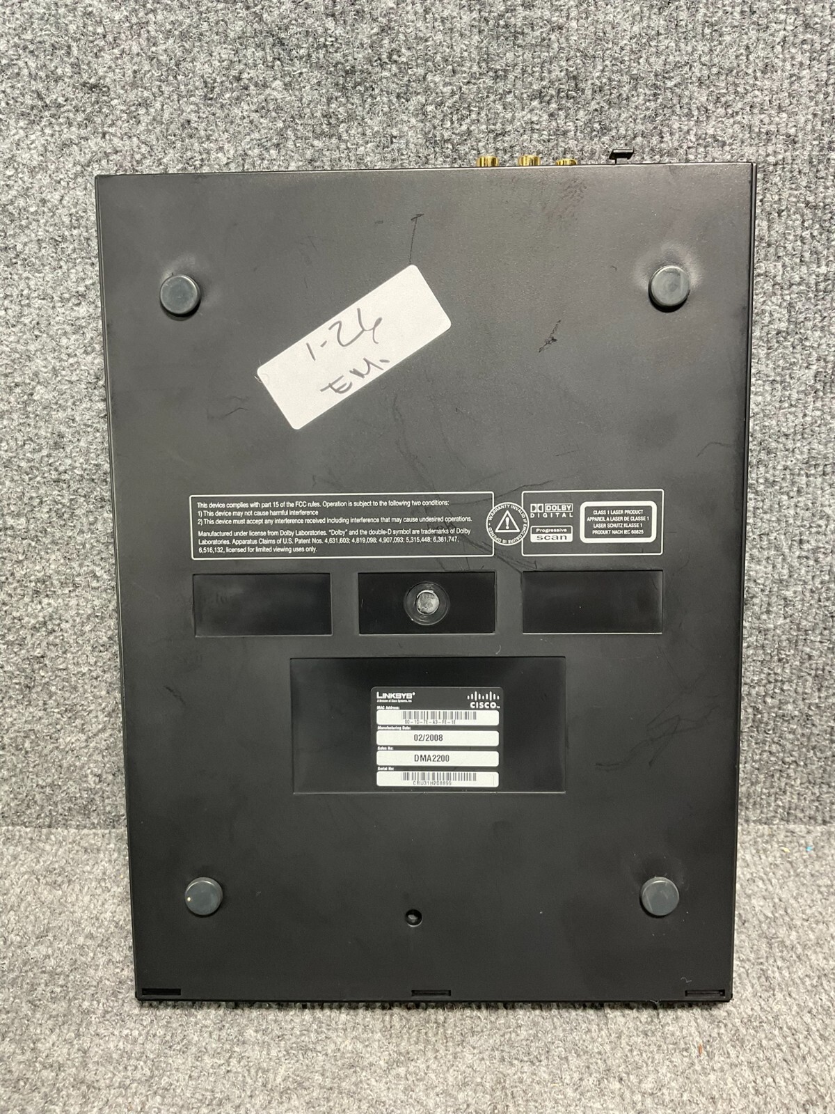 Cisco Linksys DMA2200 Media Extender Dolby Digital DVD Player