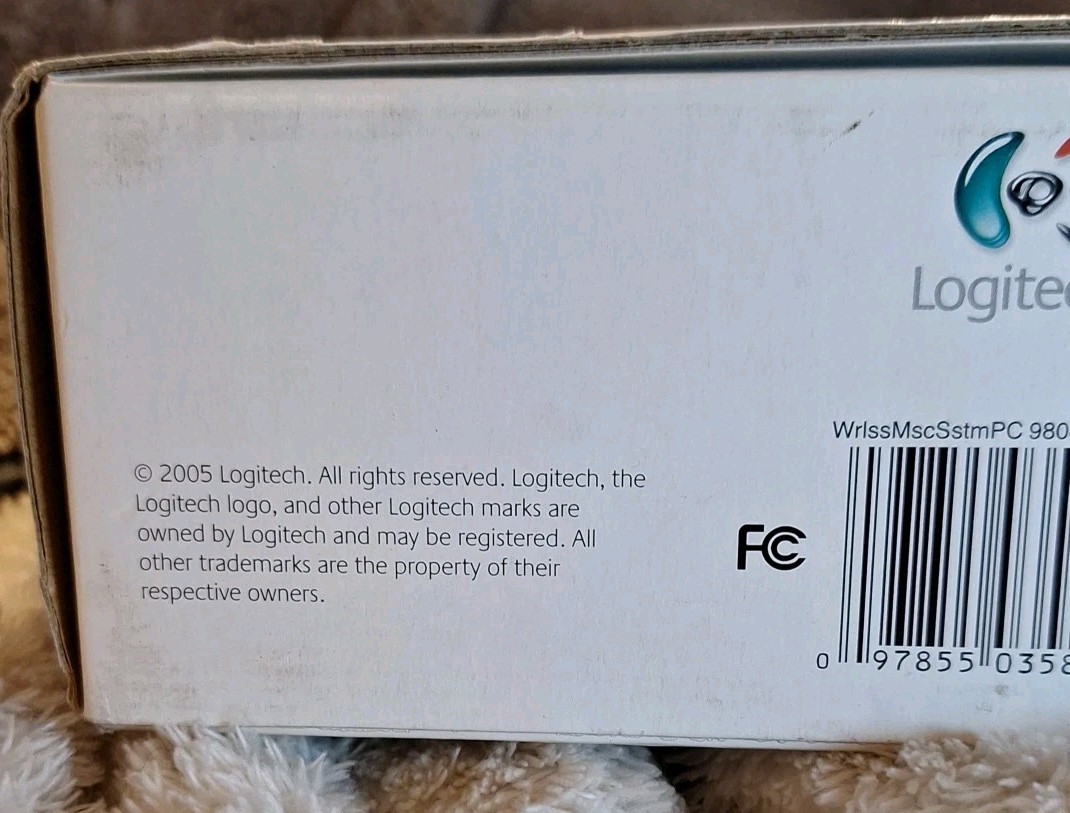 Logitech Wireless Music System PC USB Transmitter Receiver F-0414AD Open Box New