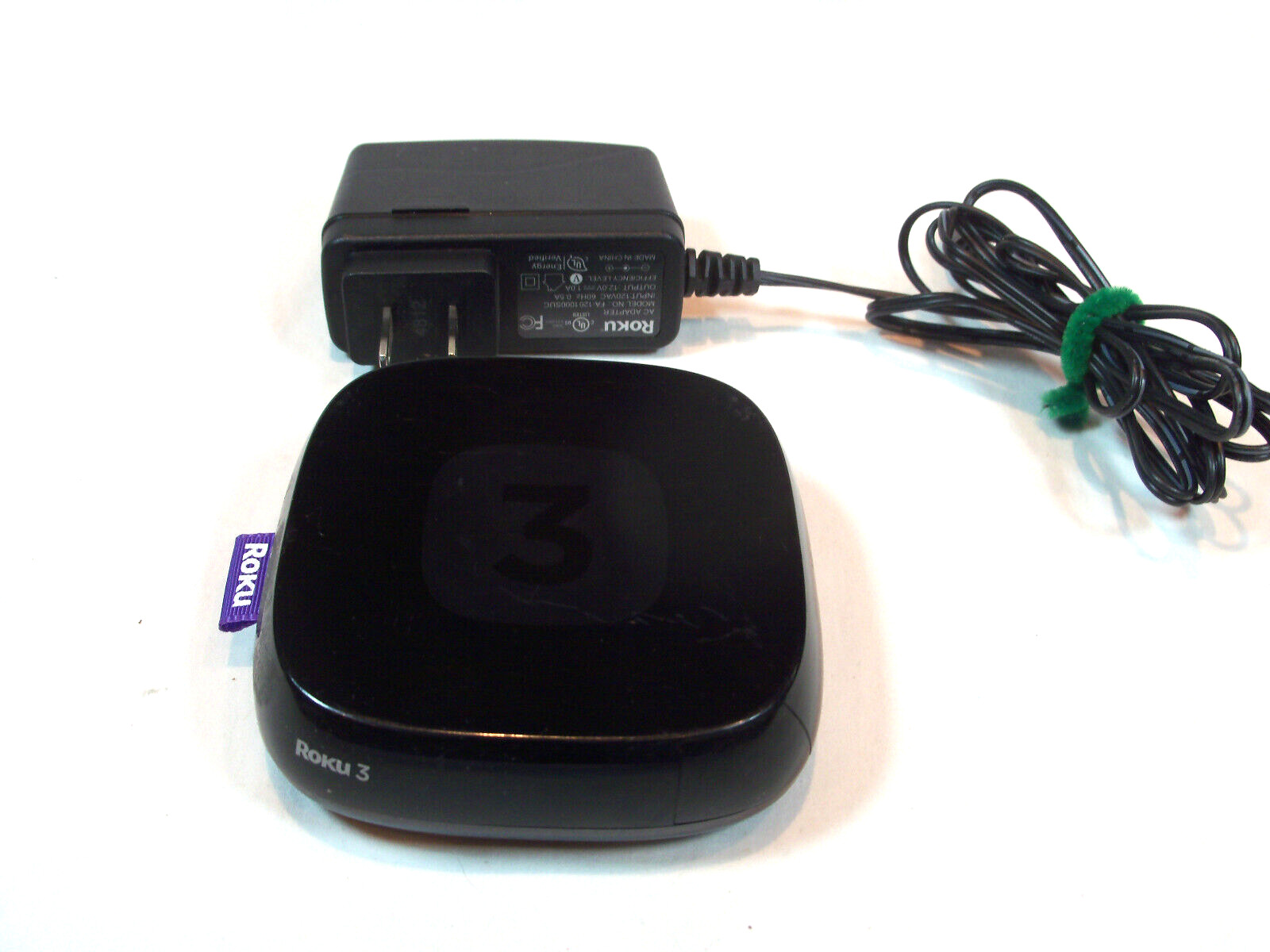 Roku 3 Media Streamer 4200X With AC Adapter – No Remote