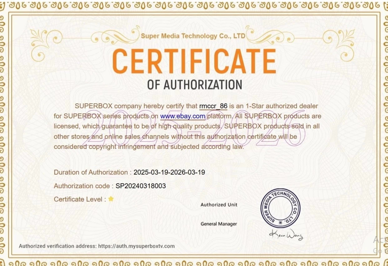 * SuperBox S6 Pro 24/7 Lifetime Support – Authorized Distributor – Free Shipping