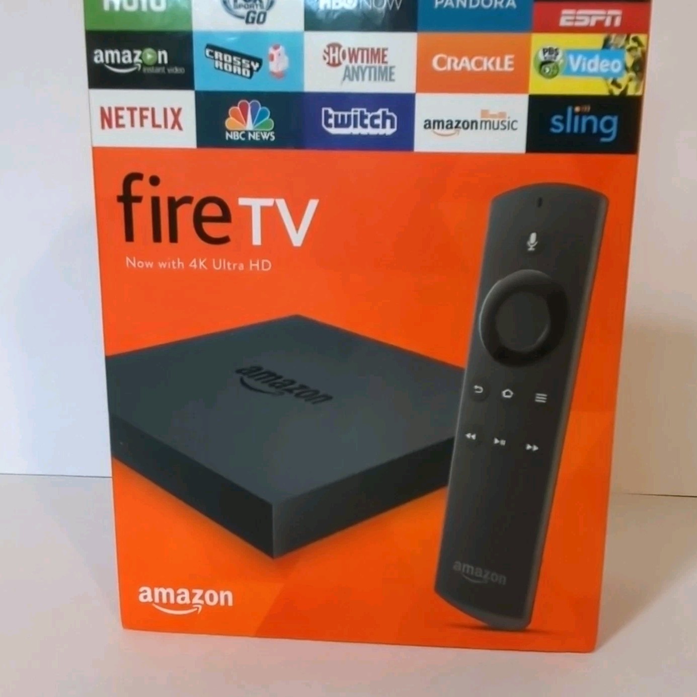 New Amazon Fire TV Media Streaming Player 4K Ultra HD Alexa Voice Remote