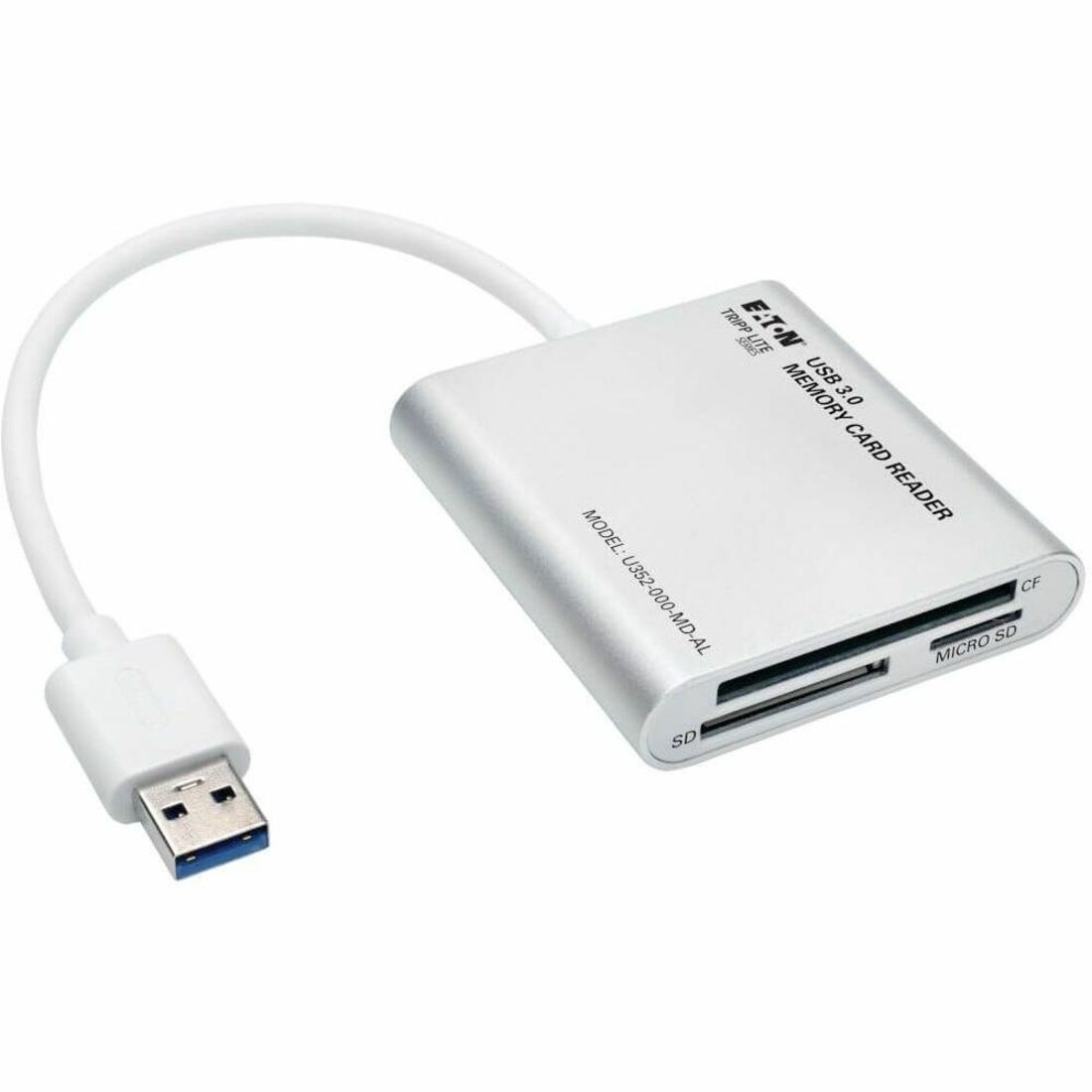 Tripplite U352000MDAL USB 3.0 Multi-Drive Card Reader Aluminum
