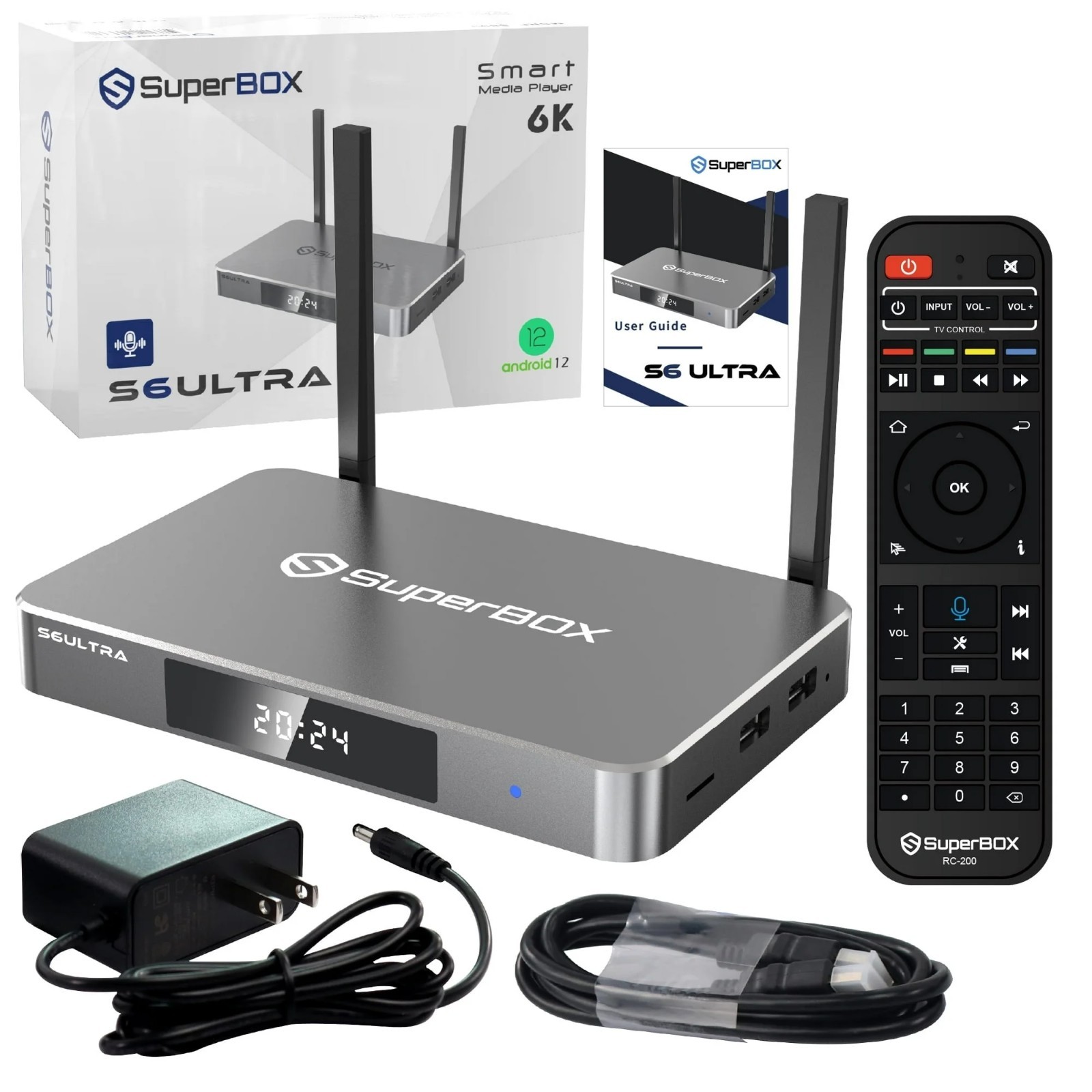 SuperBox S6 Ultra 128GB Android TV Box | Authorized Distributor | Same Day Ship