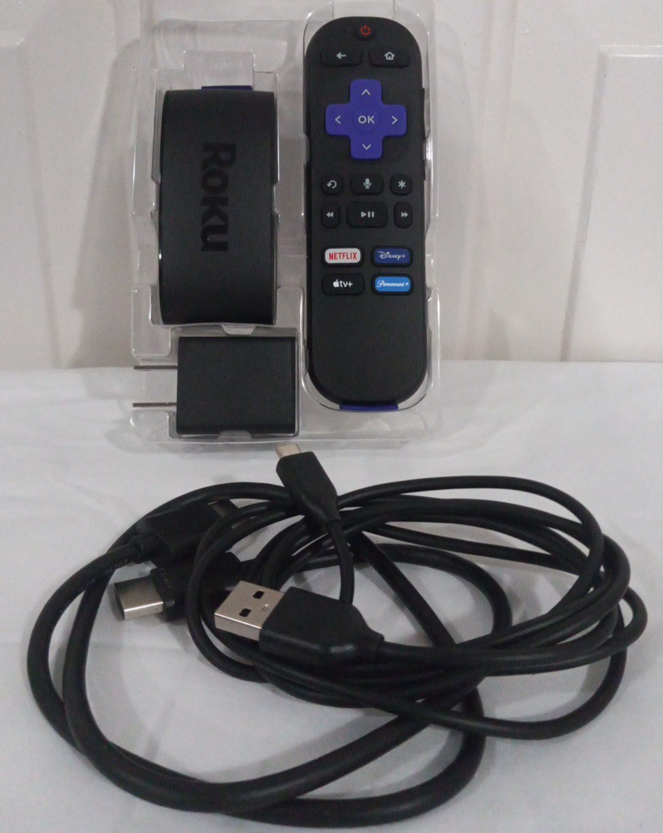 Roku Express 4K+ Streaming Media Player W/ Voice Remote Model 3941X2 Tested