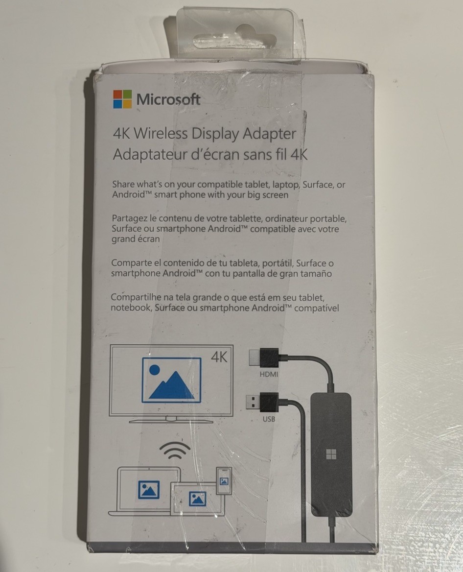 MICROSOFT 4K WIRELESS DISPLAY ADAPTER 1942
