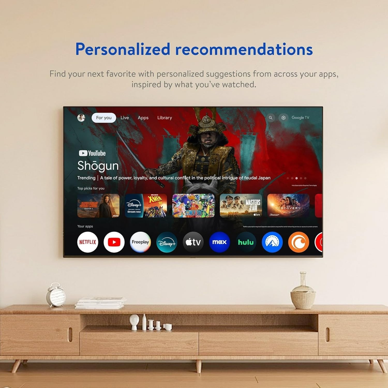onn 4K Pro Streaming Device, Google TV with Gemini* – Ultra-Fast Streaming,
