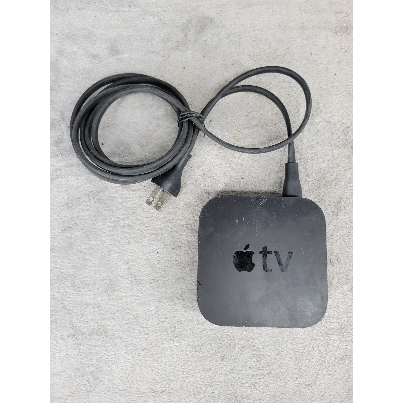 Apple TV 2nd Generation A1378 Black Digital Media Streamer with Power Cable