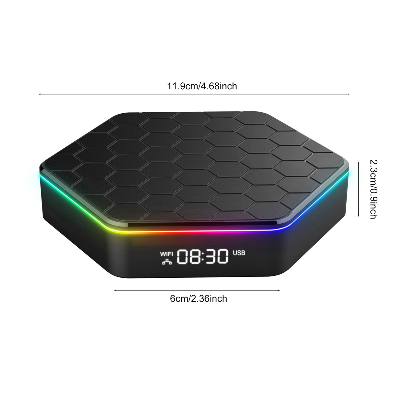 Smart Home Media Player 2.4G 5G Dual Band WiFi6 BT 5.0 4K Media Player TV B IFIH