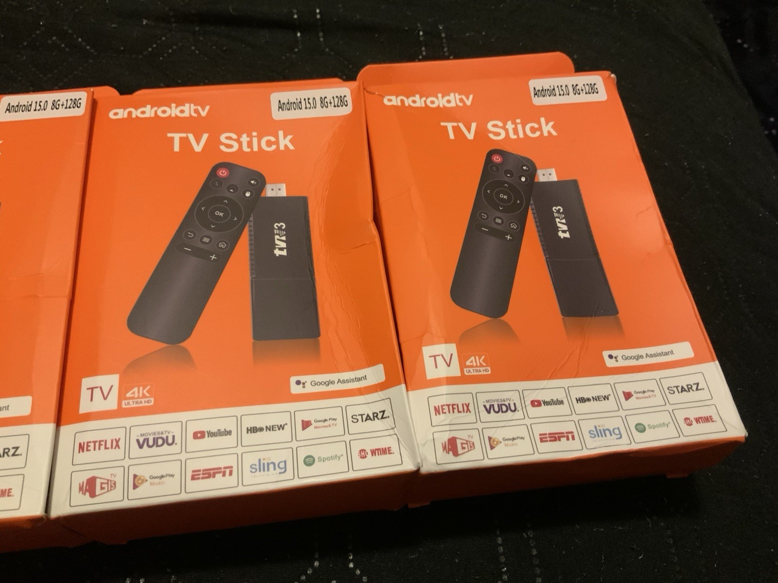 Androidtv TV Stick Android 15.0 8G+128G 4K Ultra HD Wi-Fi HDMI Google Assistant