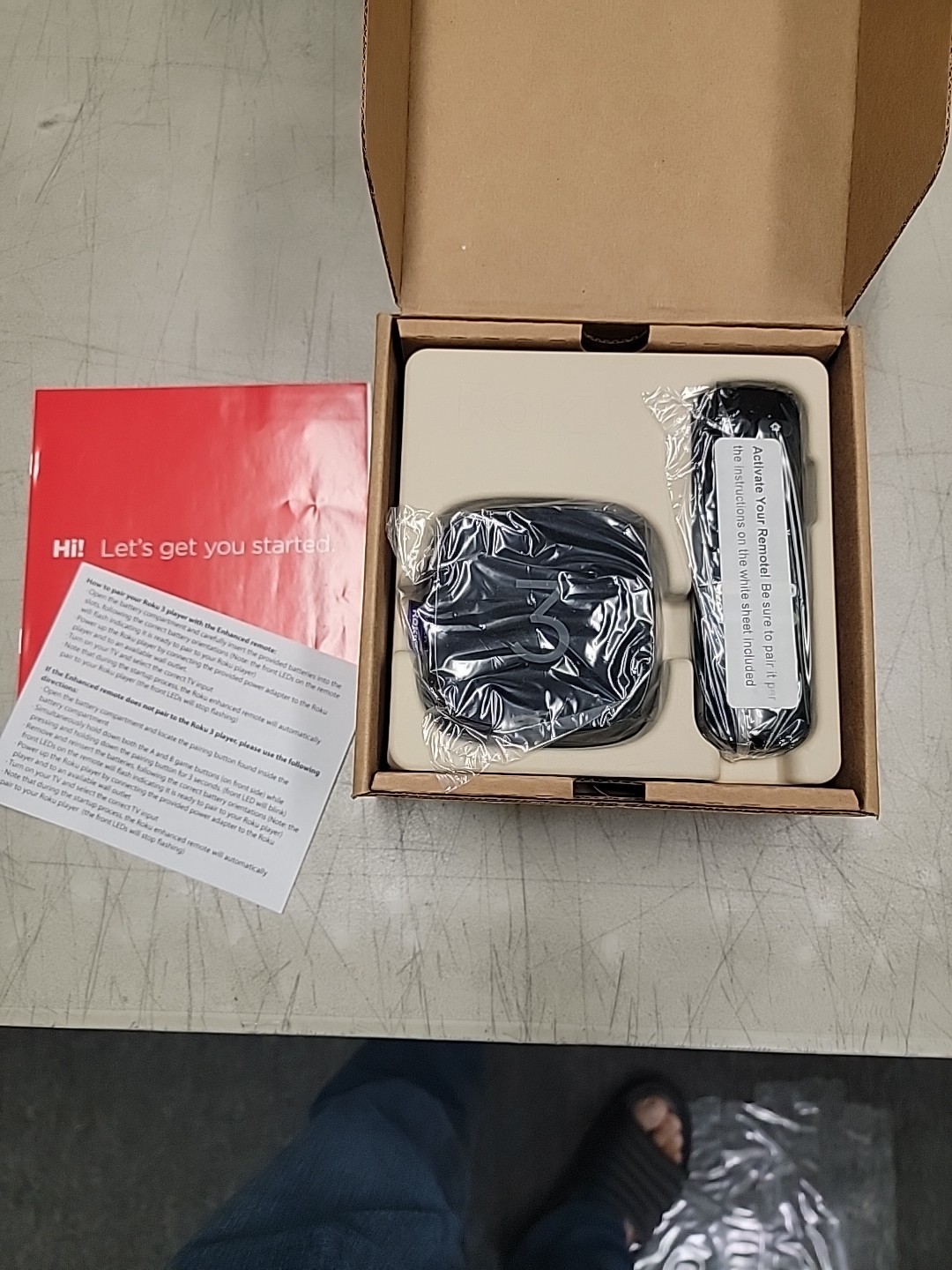 Roku 3 Streaming Player (4230X) Black Complete