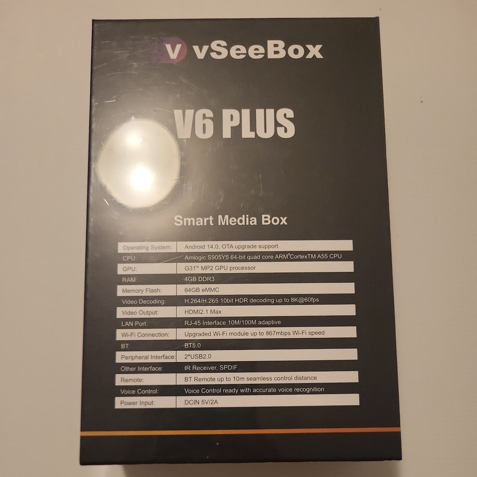 brand new sealed Vseebox Vsee V6 plus – bin4