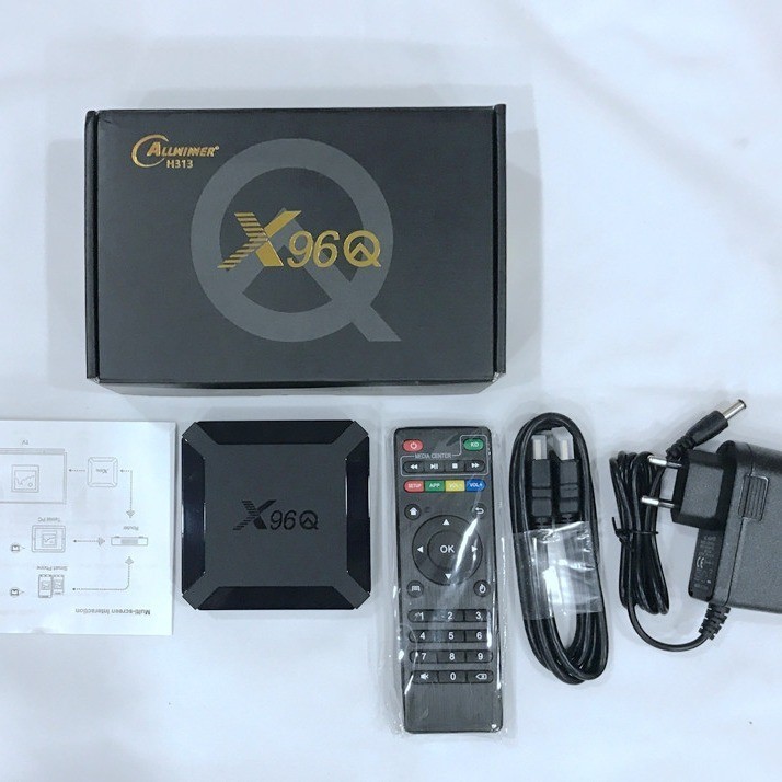 Android 10.0 TV Box X96Q Quad Core HD 4K Media Stream Player Mini PC 2.4G WiFi