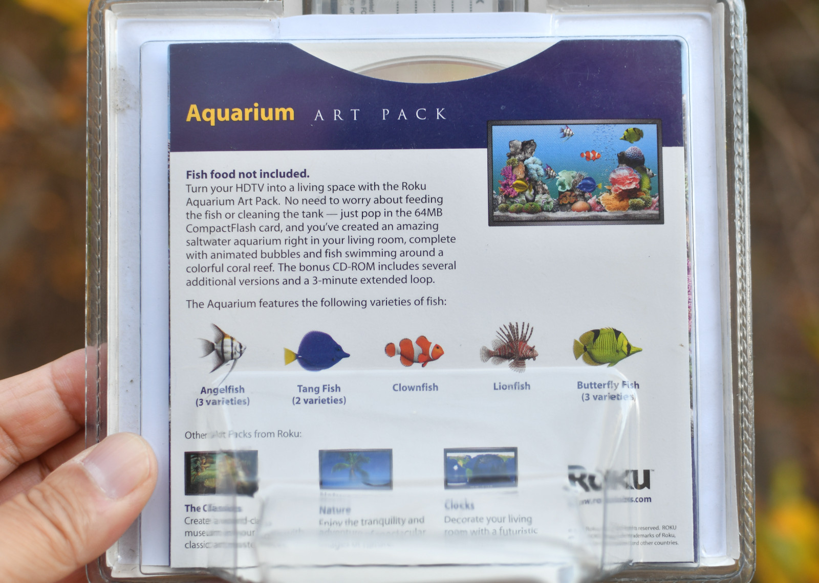Roku Art Pack Aquarium 64MB 2003 Compact