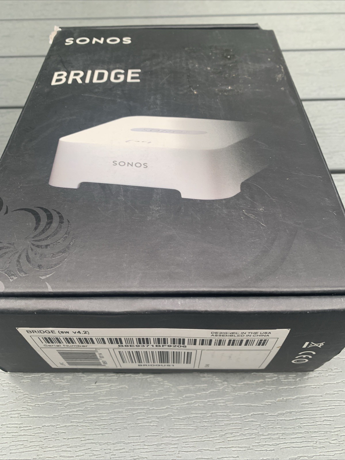 Sonos BRIDGE Wireless HiFi System (White) in Box w/ Cords & Manual