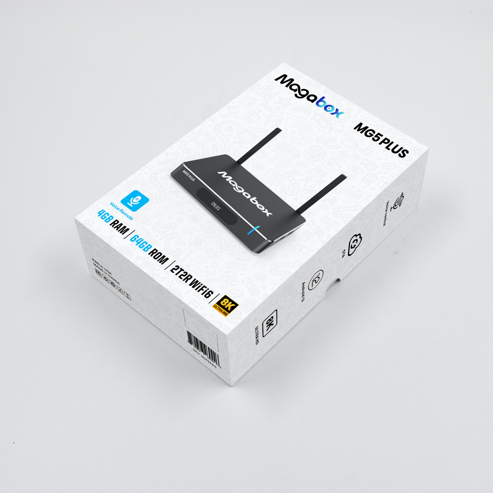 Accept Offers Magabox MG5Plus 2000+channel Streaming TvBox Superbox replacer