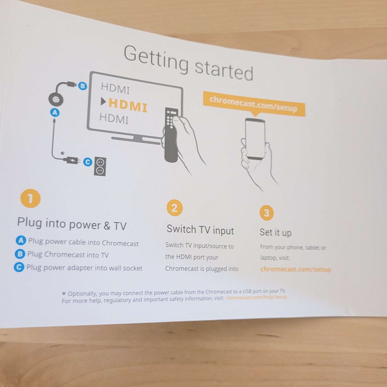Google Chromecast 2nd Gen Media Streamer OS One Size Black NC2-6A5 HDMI Tested