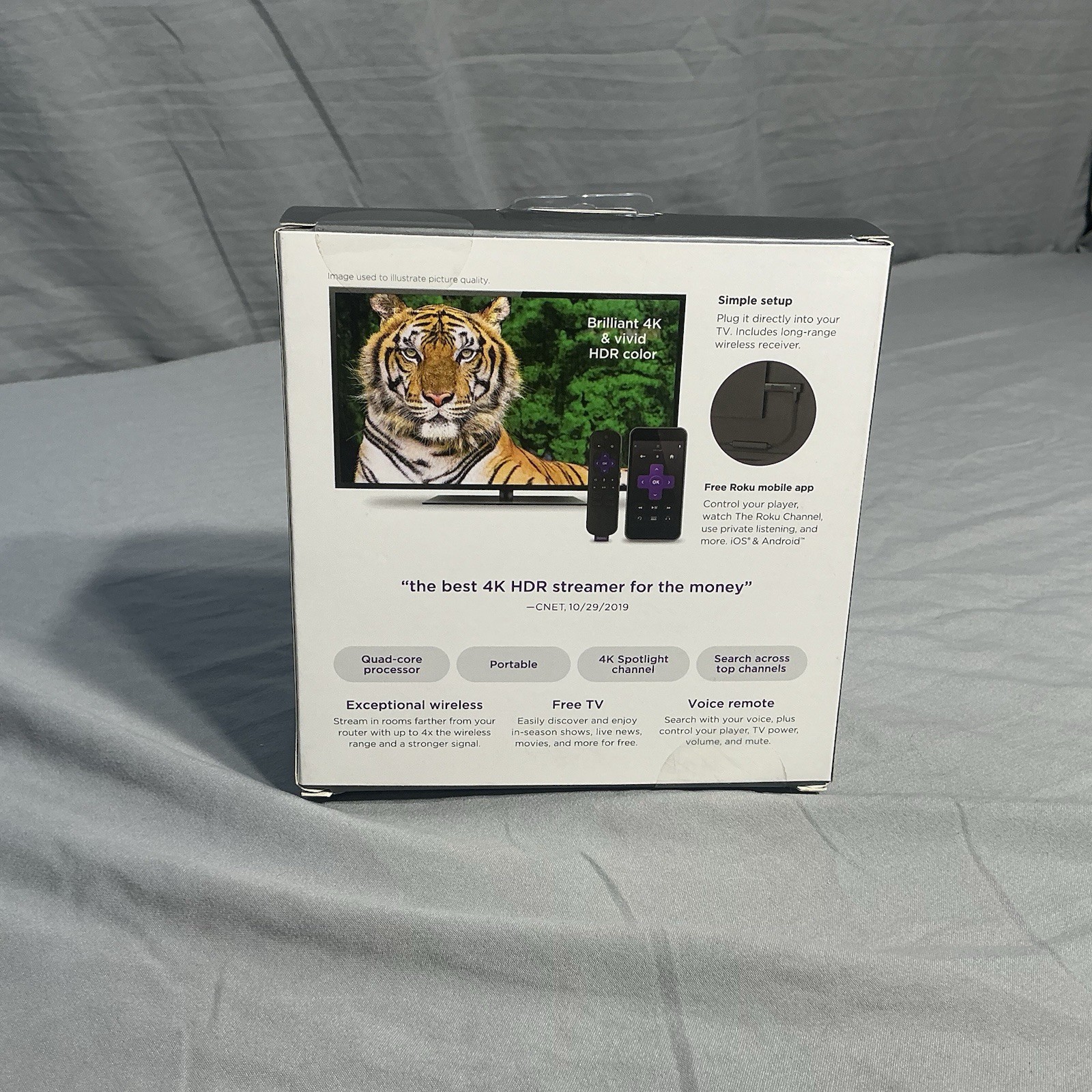 Roku Streaming Stick+ 3810R 4K Streaming Media Player with Voice Remote (Sealed)