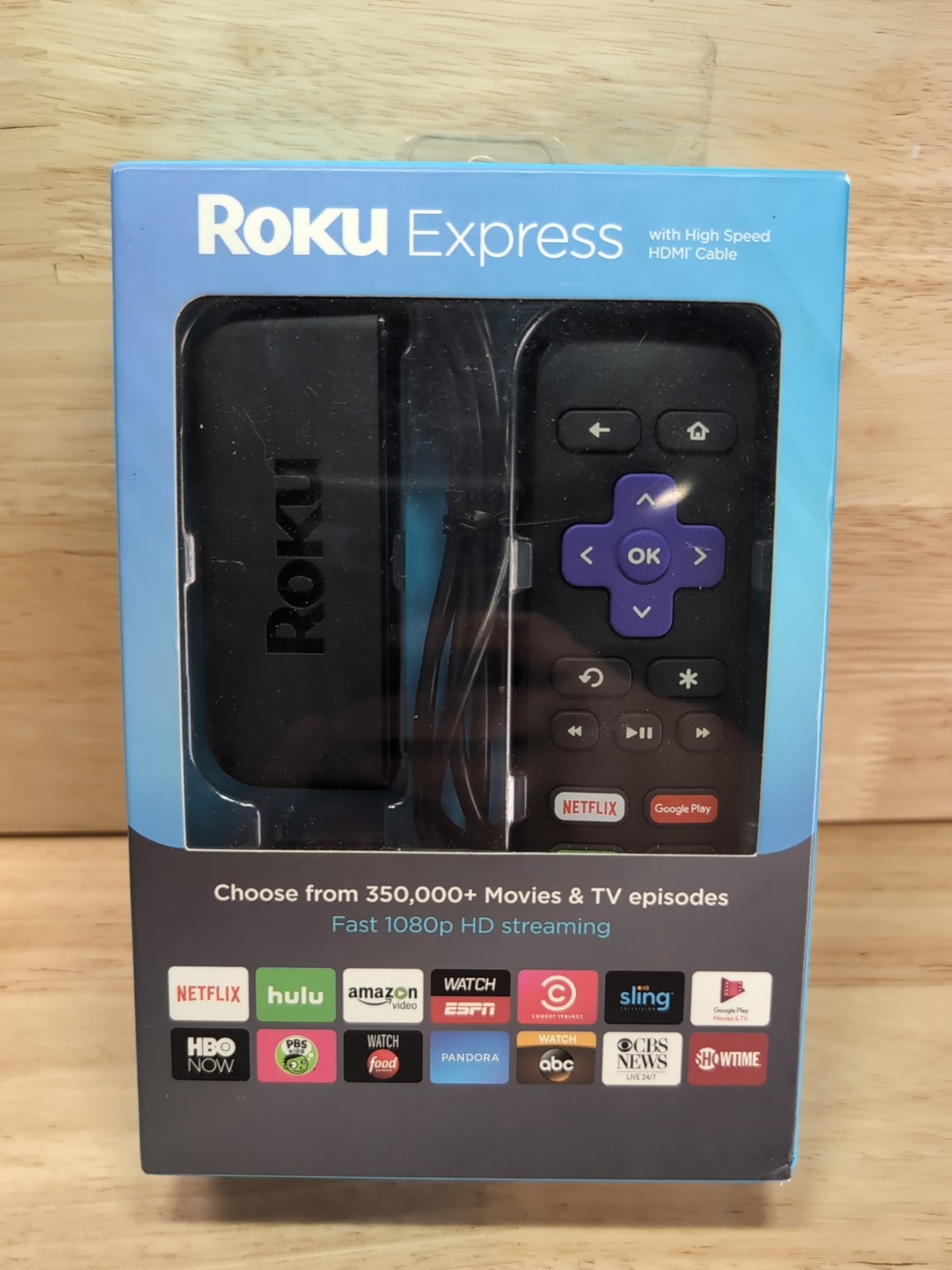 Roku Express (5th Generation) Media Streamer 3700R – Black