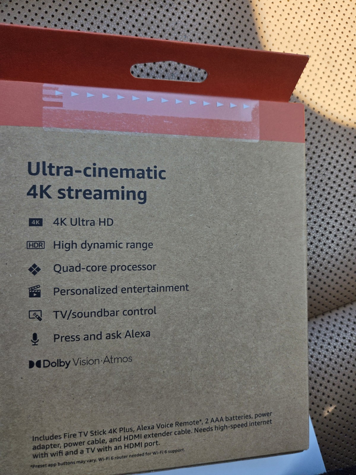 AMAZON FIRE TV Stick 4K MAX, Wi-Fi 6E, 2.0 GHz, 16GB/ALEXA Voice Remote Enhanced