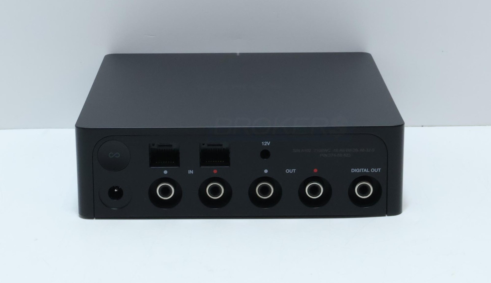 Sonos Port WiFi Network Streamer with Built-in DAC Model S23 Black (Preowned)