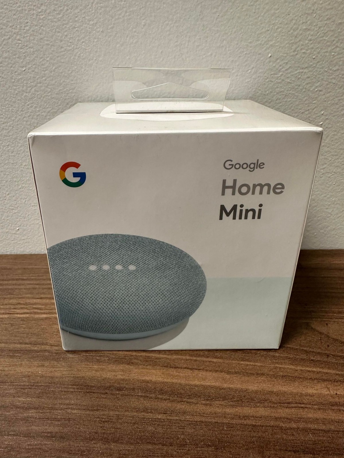 Google Home Mini GA00275-US Smart Speaker With Google Assistant Aqua Brand New
