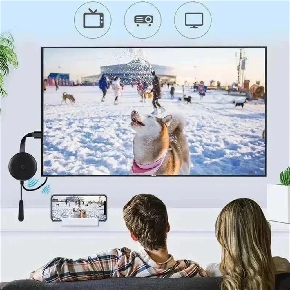 For Chromecast Google Wireless HDMI-Compatible HD Display Media Streaming_Video
