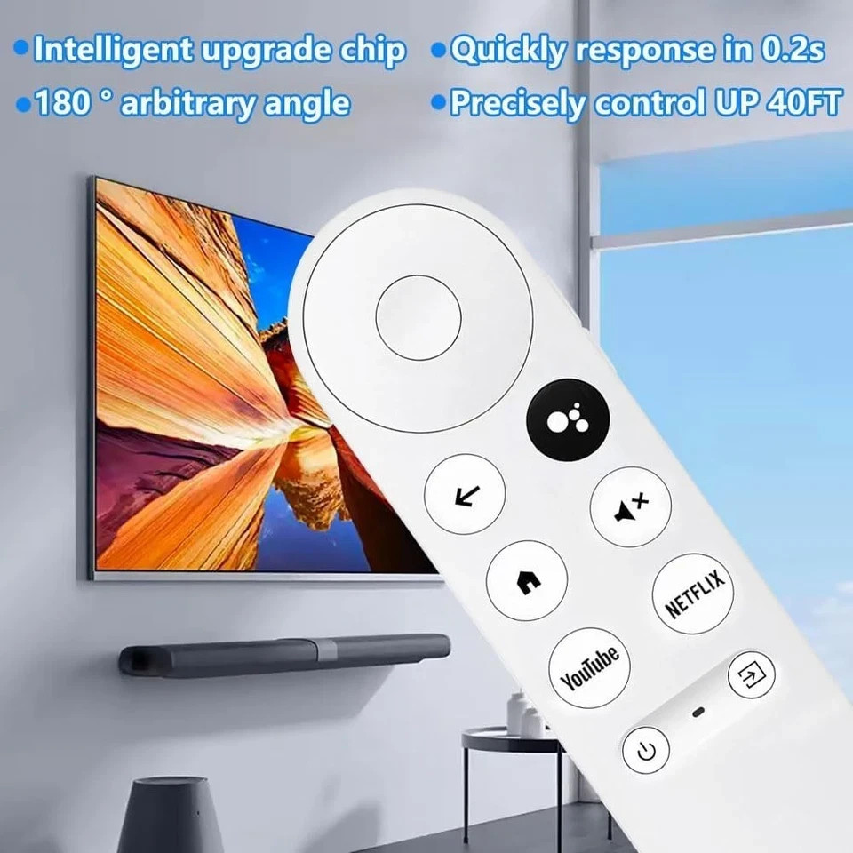 NEW Chromecast with Google TV (4K) – Snow (REMOTE ONLY)