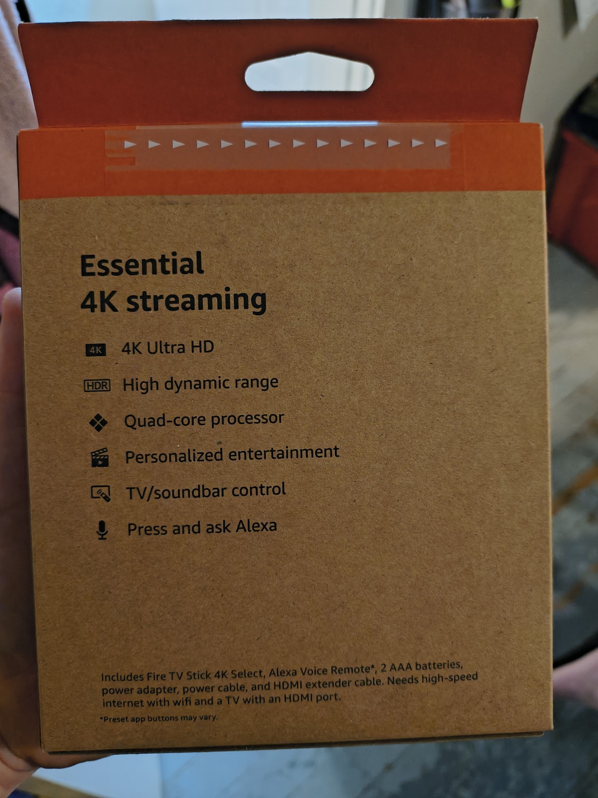 Amazon Fire TV Stick 4K Select 8GB Wi‑Fi 5 2160p HDR Alexa Voice Remote