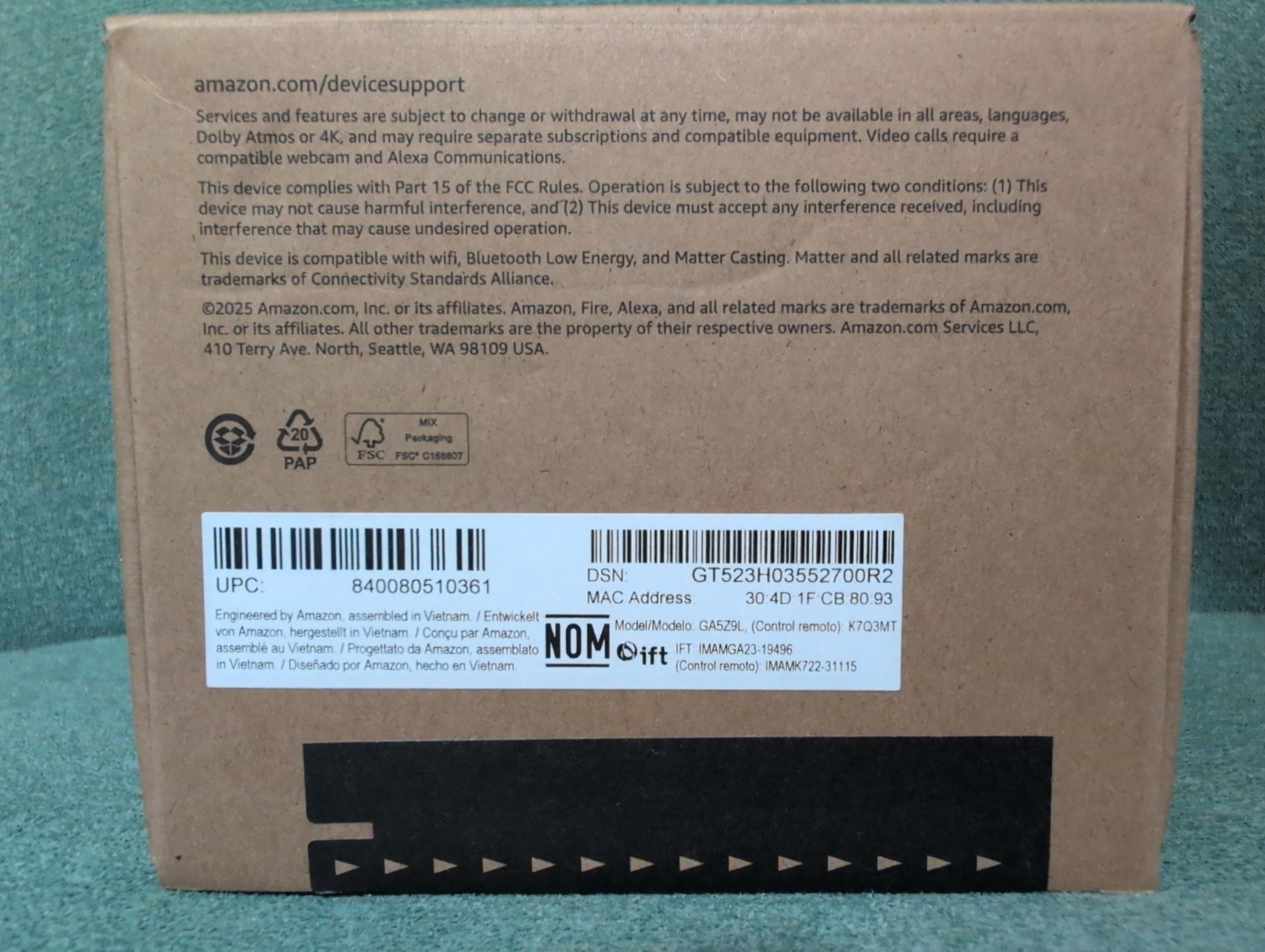 Amazon Fire TV Cube, with AI-powered Fire TV Search, Hands-free Alexa + 6E 4K